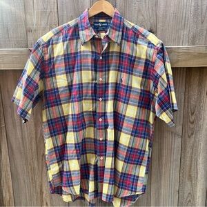 Ralph Lauren Blake Short Sleeve Plaid Shirt - Size Large